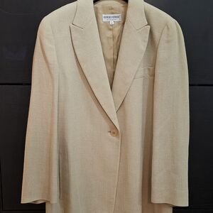 Giorgio Armani Beige Blazer